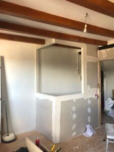 Installation de verrier avant