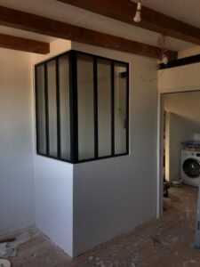 Installation de verrier apres